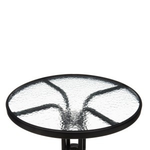 Sodo staliukas D60xH70 cm metalas/stiklas 4Living 604243