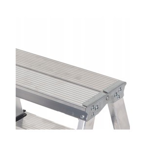 Kopėčios aliumininės dvipusės 2x5 laipteliai (125 kg) DRABEST DD5