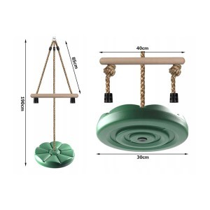 Sūpynės laipynės vaikams max 75 kg žalios 27117_Z
