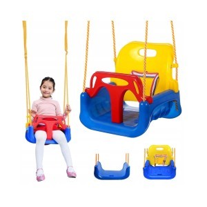 Sūpynės vaikiškos 3in1 43x35x35 cm plastikas 01529_N