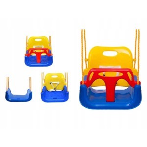 Sūpynės vaikiškos 3in1 43x35x35 cm plastikas 01529_N