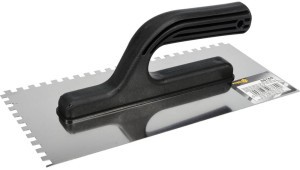 Trintuvė tinkavimui nerūdijančio plieno dantyta 130*270 mm 6*6 mm 06760 Lenkija