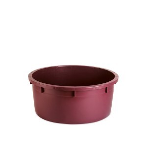 Kubilas nemaistinis tamsiai raudonas 130 l D80xH34 cm 45136 Italija STEFANPLAST