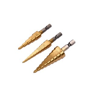 Grąžtai skylės platinimui pakopiniai 3 vnt. 3-20 mm YT-44731 YATO