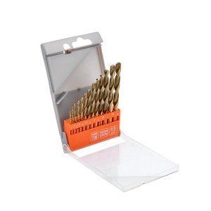 Grąžtai metalui HSS titaniniai 13 vnt. 2-8 mm 22310 STHOR