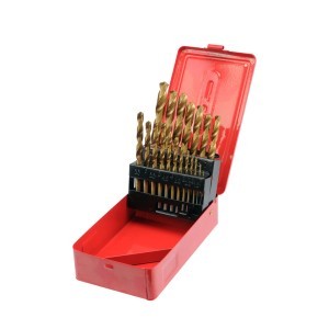 Grąžtai metalui HSS titaniniai 19 vnt. 1-10 mm 22330 STHOR