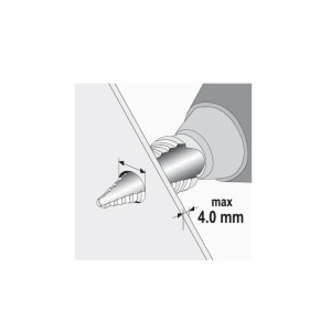 Grąžtas skylės platinimui pakopinis 10-30 mm YT-44746 YATO