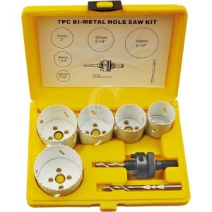 Grąžtas metalui karūninis 38-44-51-57-64 mm 7 vnt. 0160507 Crownman (1) canc