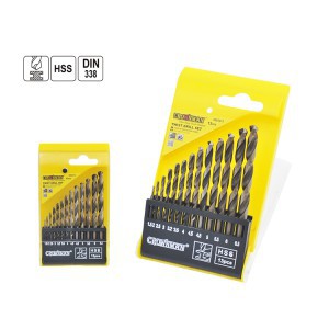 Grąžtai metalui HSS titaniniai 13 vnt. 1.5-6.5 mm 0803413 Crownman (10)