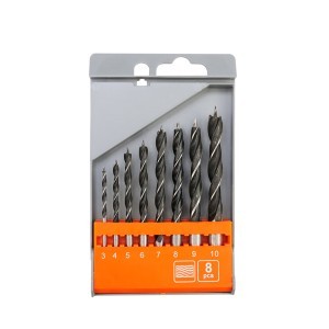 Набор свёрл по дереву 3-10мм /8шт/ касс.