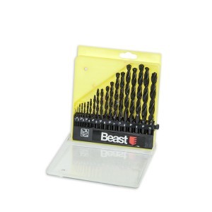 Grąžtų rinkinys HCS 19 vnt. 1-10 mm T401190