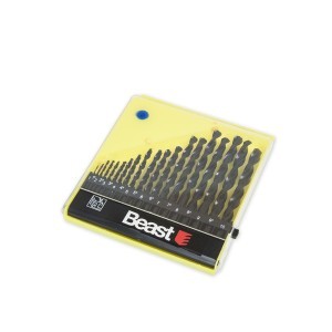 Grąžtų rinkinys HCS 19 vnt. 1-10 mm T401190