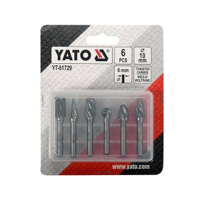 Frezos metalui 6 vnt. 10 mm YT-61729 YATO