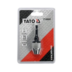 Griebtuvas grąžtui 0.5-6.5 mm 1/4" YT-04645 YATO