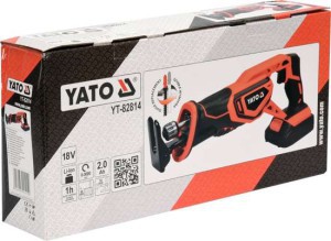 Siaurapjūklis tiesinis akumuliatorinis 18V 2Ah YT-82814 YATO SYS18V
