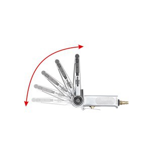 Šlifuoklis pneumatinis 1/4" juostinis 10*330 mm 0.63MPa YT-09741 YATO