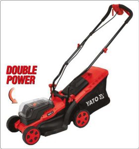 Žoliapjovė akumuliatorinė 2X18V 2x2Ah YT-85220 YATO SYS18V
