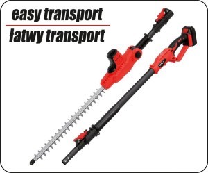 Žirklės gyvatvorėms teleskopinės akumuliatorinės 18V 2Ah YT-82834 YATO SYS18V