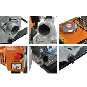 Siurblys vandeniui benzininis 405x390x485 mm GEKO G81042