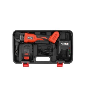 Žirklės akumuliatorinės skardai stogui, kėbului 18V 4Ah su pakrovYT-82398 SYS18V