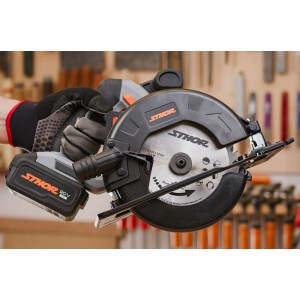 Pjūklas diskinis akumuliatorinis 20V 165 mm 2Ah 78133 Sthor