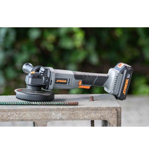 Šlifuoklis kampinis akumuliatorinis 125 mm 20V 2Ah 78091 STHOR