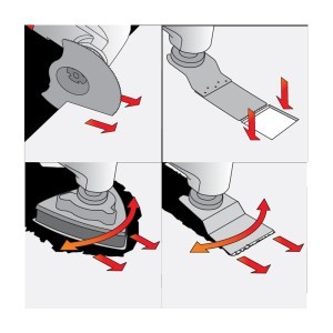Įrankis daugiafunkcinis akumuliatorinis 18V b/a YT-82819 YATO SYS18V