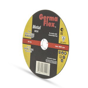 Diskas metalo pjovimo INOX T41 230x1,9x22,2 GermaFlex (25/100)