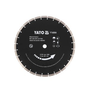 Diskas deimantinis akmens/betono pjovimui 400x25,4 mm YT-60004 YATO