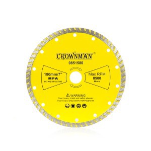 Diskas deimantinis turbo 3 žvaigžd. 180 mm 0851580 Crownman (50)