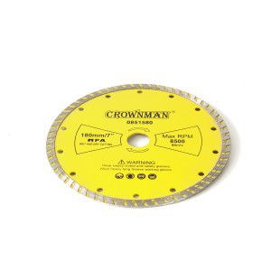 Diskas deimantinis turbo 3 žvaigžd. 180 mm 0851580 Crownman (50)