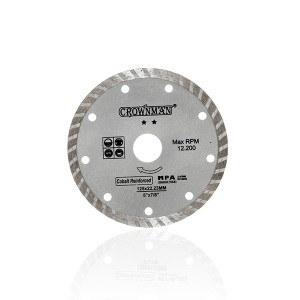 Diskas deimantinis turbo 2 žvaigžd. 125 mm 0853225 Crownman (50)