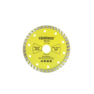 Diskas deimantinis turbo 3 žvaigžd. 125 mm 0851525 Crownman (100)
