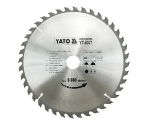 TCT WOOD BLADE 250X40X30