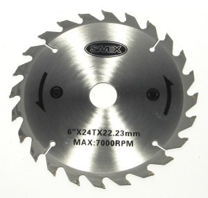 Diskas medžio pjovimo 150 mm 24 dantų grūdintas