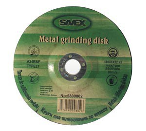 Diskas metalo šlifavimo 180*6*22.23 mm 0865180 Savex   stb