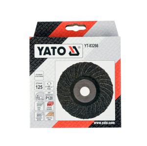 Diskas šlifavimo universalus elastinis P120 125 mm YT-83266 YATO