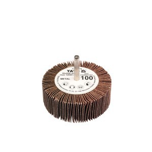 Diskelis šlifavimo lapelių metalui su ašele 80*30*6 mm  P40 YT-83371 YATO (10)