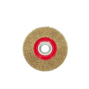 Šepetys šlifavimo diskinis žalvarinis su skyle 150 mm 06979  lstb