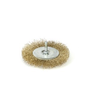 CIRCULAR BRUSH - CRIMPED WIRE  100MM