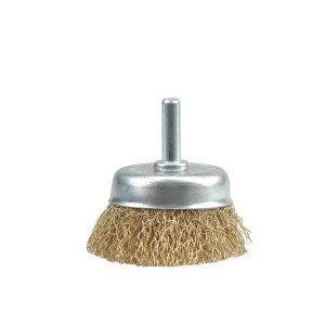 CUP BRUSH - CRIMPED WIRE   75MM