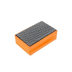 Šlifavimo kempinė deimantinė 90x60x30 mm P100 oranžinė YT-76103 YATO