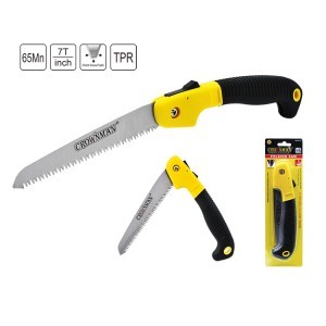 Pjūklas medžiui 180 mm sulankstomas grūdintais dantimis 0830703 Crownman (12)