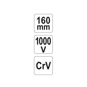 Replės universalios izoliuotos 160 mm 1000V VDE YT-21151 YATO