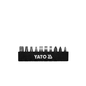Antgalių rinkinys su terkšle 1/4" 11 vnt. YT-14390 YATO