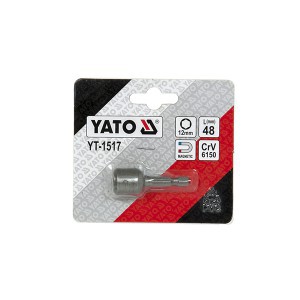 Galvutė atsuktuvui magnetinė blister 12 mm 1/4" CR-V YT-1517 YATO