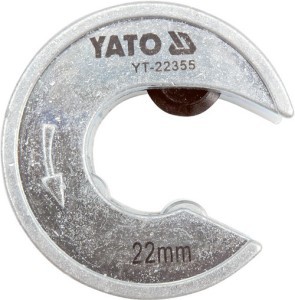 Pjoviklis vamzdelių kompaktiškas 22 mm YT-22355 YATO