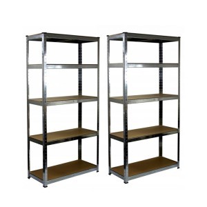 Lentynos sandėliavimui 2 vnt. 180x90x30 cm 5 lentynos max 175 kg GWI0885