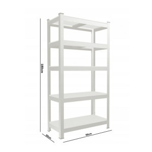 Lentyna sandėliavimui 180x90x30 cm 5 lentynos max po 175 kg GWI5870