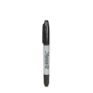Markeris permanentinis juodas dvipusis SHARPIE "Twin Tip"